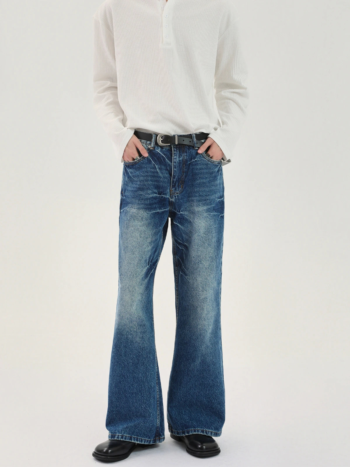 Cui Grunge Faded and Washed Jeans-korean-fashion-Jeans-Cui's Closet-OH Garments