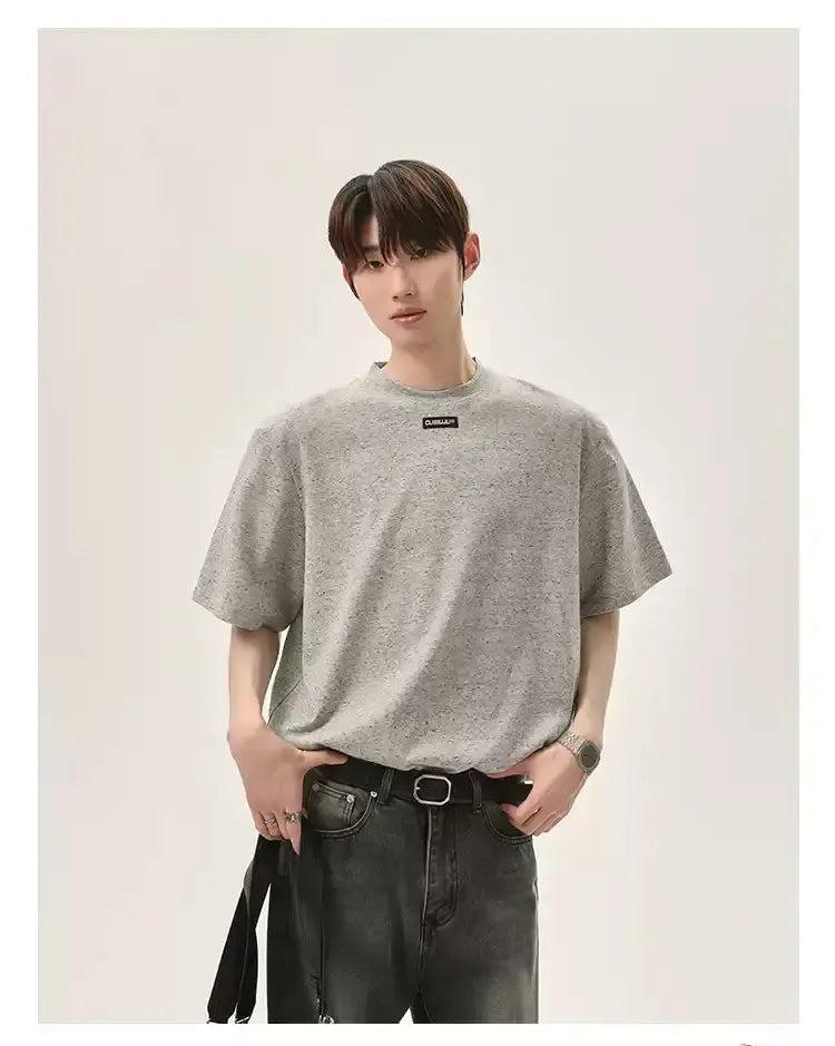 Cui Ink Dot Pattern T-Shirt-korean-fashion-T-Shirt-Cui's Closet-OH Garments