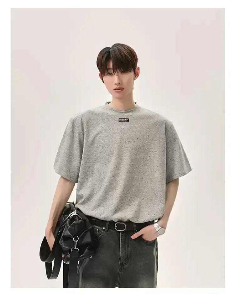 Cui Ink Dot Pattern T-Shirt-korean-fashion-T-Shirt-Cui's Closet-OH Garments
