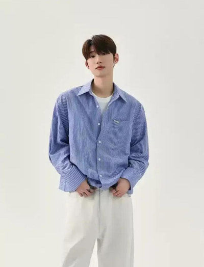 Cui Neat Casual Buttoned Shirt-korean-fashion-Shirt-Cui's Closet-OH Garments