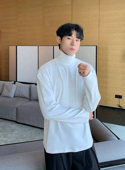 Cui Plain Versatile Turtleneck-korean-fashion-Turtleneck-Cui's Closet-OH Garments