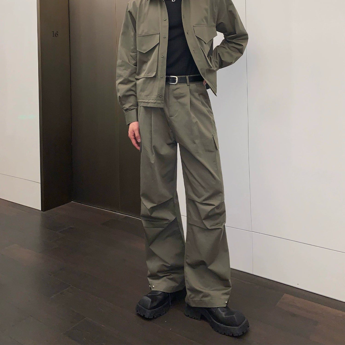 Cui Versatile Workwear Pants-korean-fashion-Pants-Cui's Closet-OH Garments