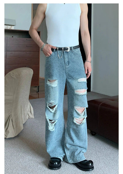 Cui Wide Straight Ripped Jeans-korean-fashion-Jeans-Cui's Closet-OH Garments