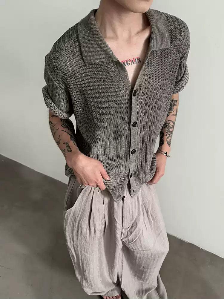 Gen Chic Pattern Knit Cardigan-korean-fashion-Shirt-Gen's Closet-OH Garments