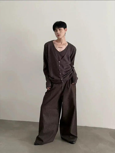 Gen Layered Solid Buttoned Cardigan-korean-fashion-Cardigan-Gen's Closet-OH Garments