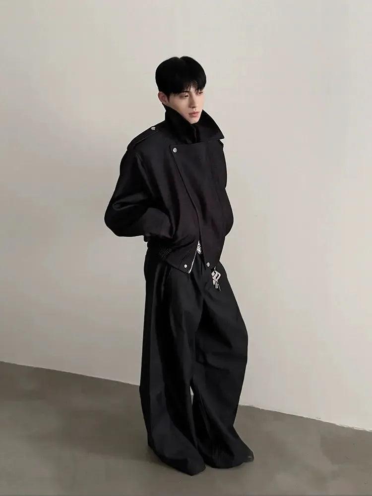 Gen Snap Button Lapel Jacket-korean-fashion-Jacket-Gen's Closet-OH Garments