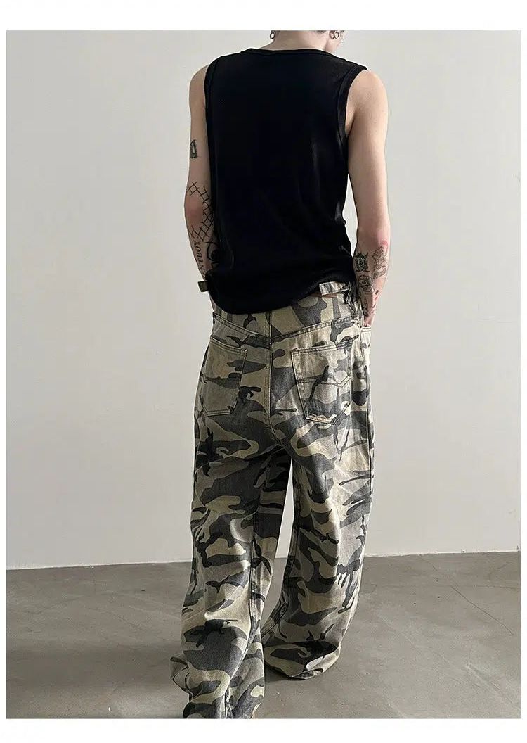 Gen Waist Adjustable Camo Pants-korean-fashion-Pants-Gen's Closet-OH Garments