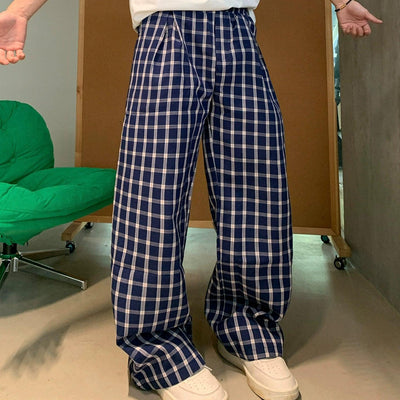 Holo Checkered Comfty Pants-korean-fashion-Pants-Holo's Closet-OH Garments