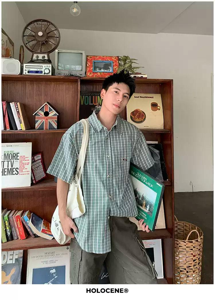Holo Classic Plaid Shirt-korean-fashion-Shirt-Holo's Closet-OH Garments