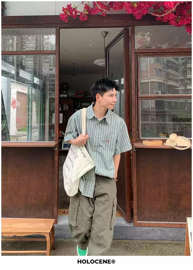 Holo Classic Plaid Shirt-korean-fashion-Shirt-Holo's Closet-OH Garments