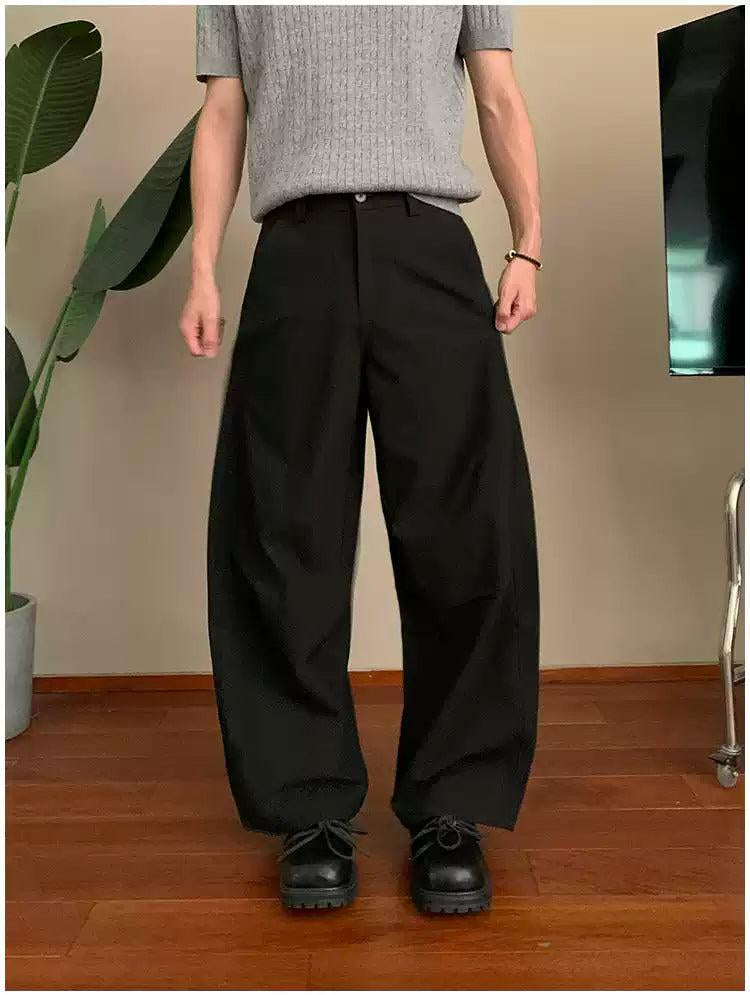 Holo Drapy Scimitar Curved Pants-korean-fashion-Pants-Holo's Closet-OH Garments