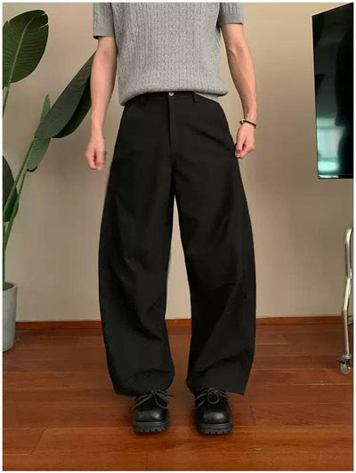 Holo Drapy Scimitar Curved Pants-korean-fashion-Pants-Holo's Closet-OH Garments
