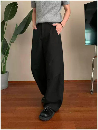 Holo Drapy Scimitar Curved Pants-korean-fashion-Pants-Holo's Closet-OH Garments