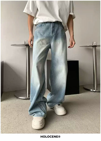 Holo Light Faded Jeans-korean-fashion-Jeans-Holo's Closet-OH Garments