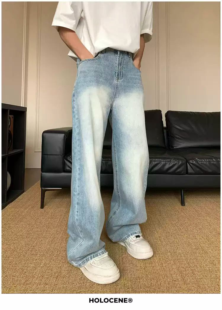 Holo Light Faded Jeans-korean-fashion-Jeans-Holo's Closet-OH Garments