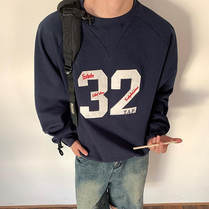Holo Sports Embroidery Crewneck-korean-fashion-Crewneck-Holo's Closet-OH Garments