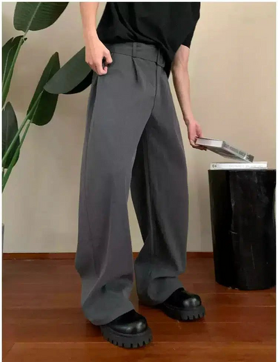 Holo Waist Belt Bootcut Trousers-korean-fashion-Trousers-Holo's Closet-OH Garments