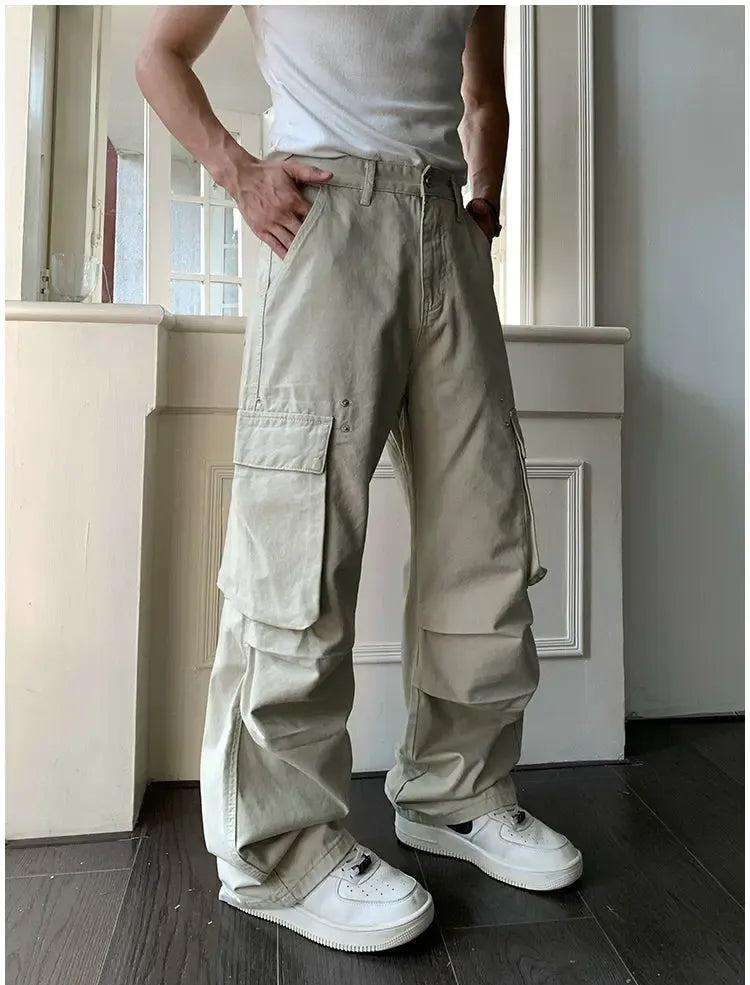 Holo Workwear Cargo Jeans-korean-fashion-Jeans-Holo's Closet-OH Garments