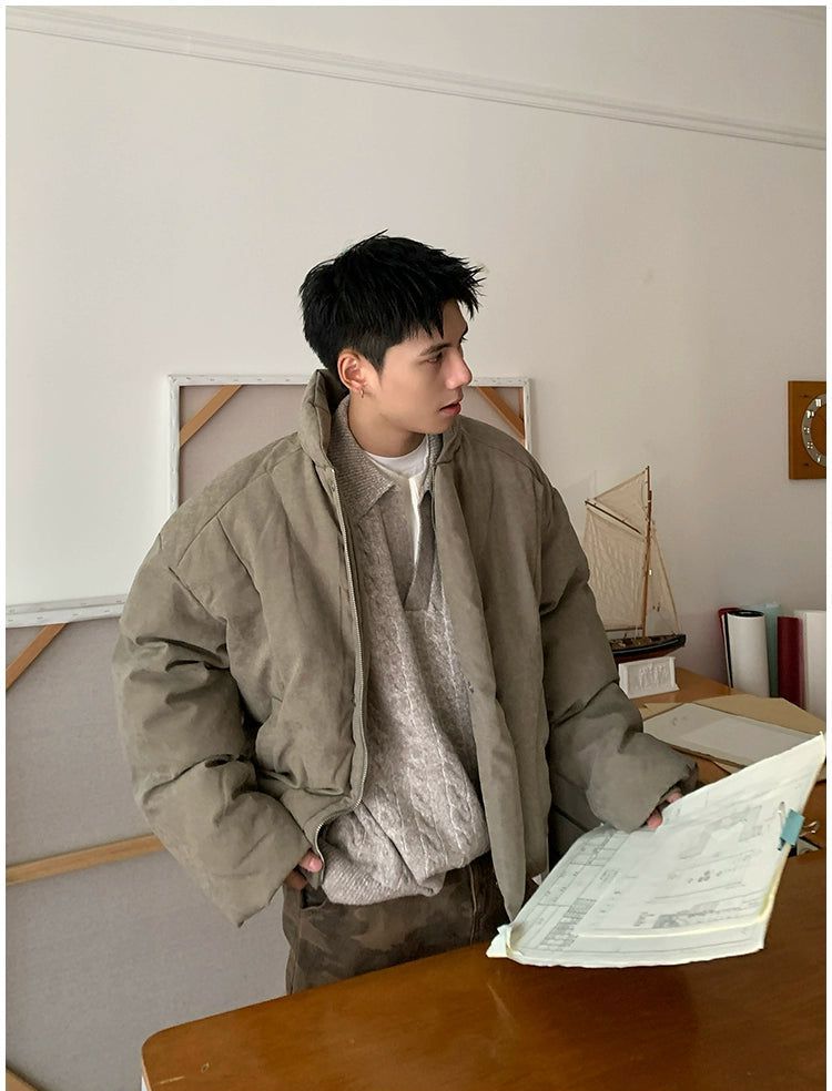 Holo Workwear Comfty Puffer Jacket-korean-fashion-Jacket-Holo's Closet-OH Garments