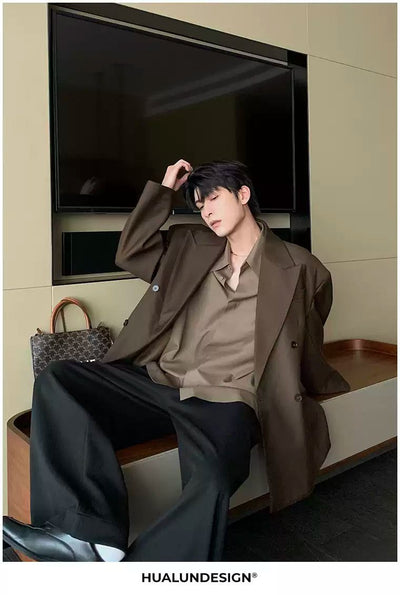 Hua Casual Smart Office Blazer-korean-fashion-Blazer-Hua's Closet-OH Garments