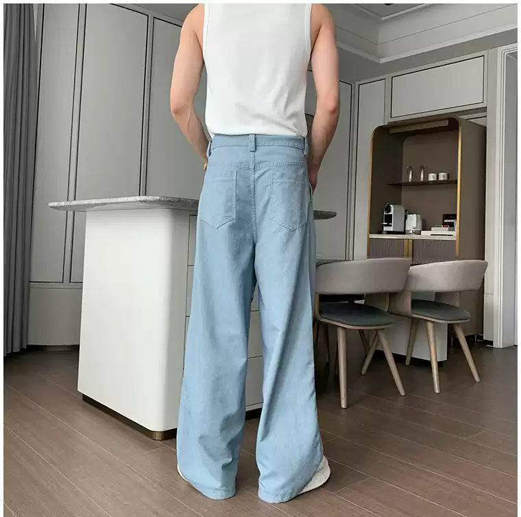 Hua Clean Fit Pleated Straight Pants-korean-fashion-Pants-Hua's Closet-OH Garments