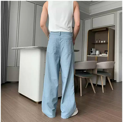 Hua Clean Fit Pleated Straight Pants-korean-fashion-Pants-Hua's Closet-OH Garments