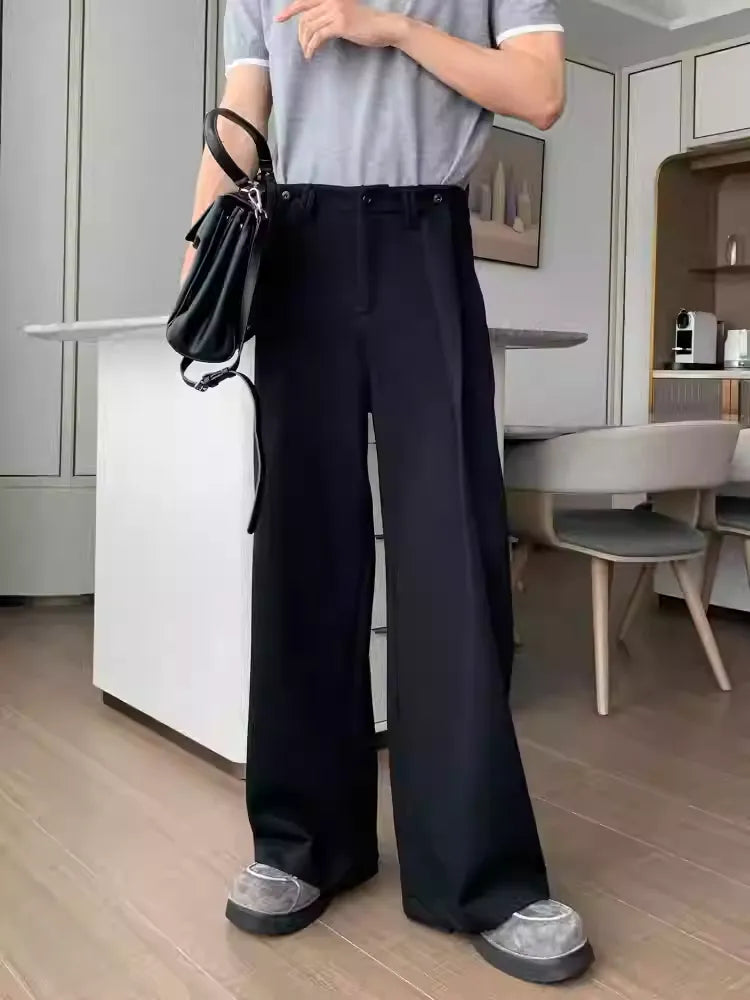 Hua Drapy Wide Comfty Pants-korean-fashion-Pants-Hua's Closet-OH Garments