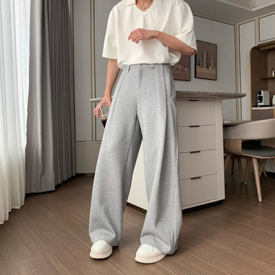Hua Drapy Wide Comfty Pants-korean-fashion-Pants-Hua's Closet-OH Garments
