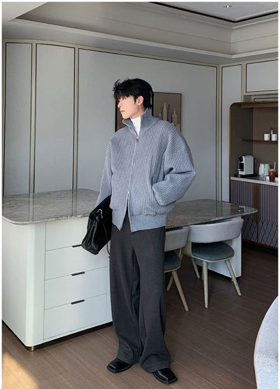 Hua Essential Lined Straight Trousers-korean-fashion-Trousers-Hua's Closet-OH Garments