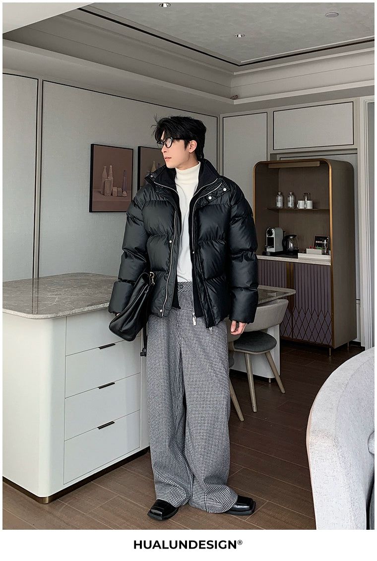 Hua Layered Puffer Jacket-korean-fashion-Jacket-Hua's Closet-OH Garments