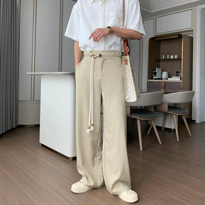 Hua Rope String Waist Pants-korean-fashion-Pants-Hua's Closet-OH Garments