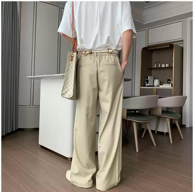 Hua Rope String Waist Pants-korean-fashion-Pants-Hua's Closet-OH Garments