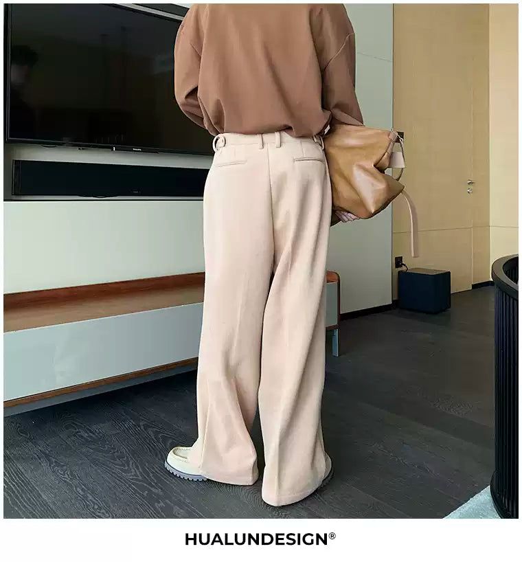 Hua Wide Relaxed Fit Pants-korean-fashion-Pants-Hua's Closet-OH Garments