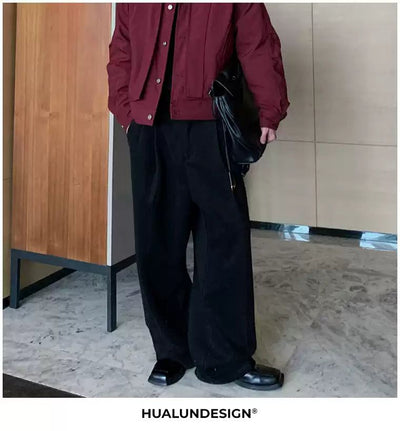 Hua Wide Relaxed Fit Pants-korean-fashion-Pants-Hua's Closet-OH Garments