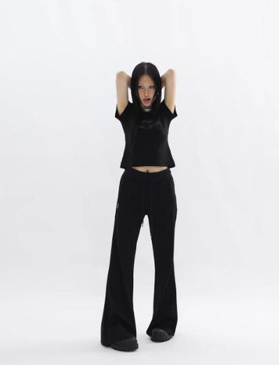 Kei Dark Gaze Graphic T-Shirt-korean-fashion-T-Shirt-Kei's Closet-OH Garments
