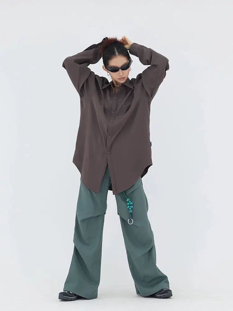 Kei Minimalist Lapel Pocket Shirt-korean-fashion-Shirt-Kei's Closet-OH Garments
