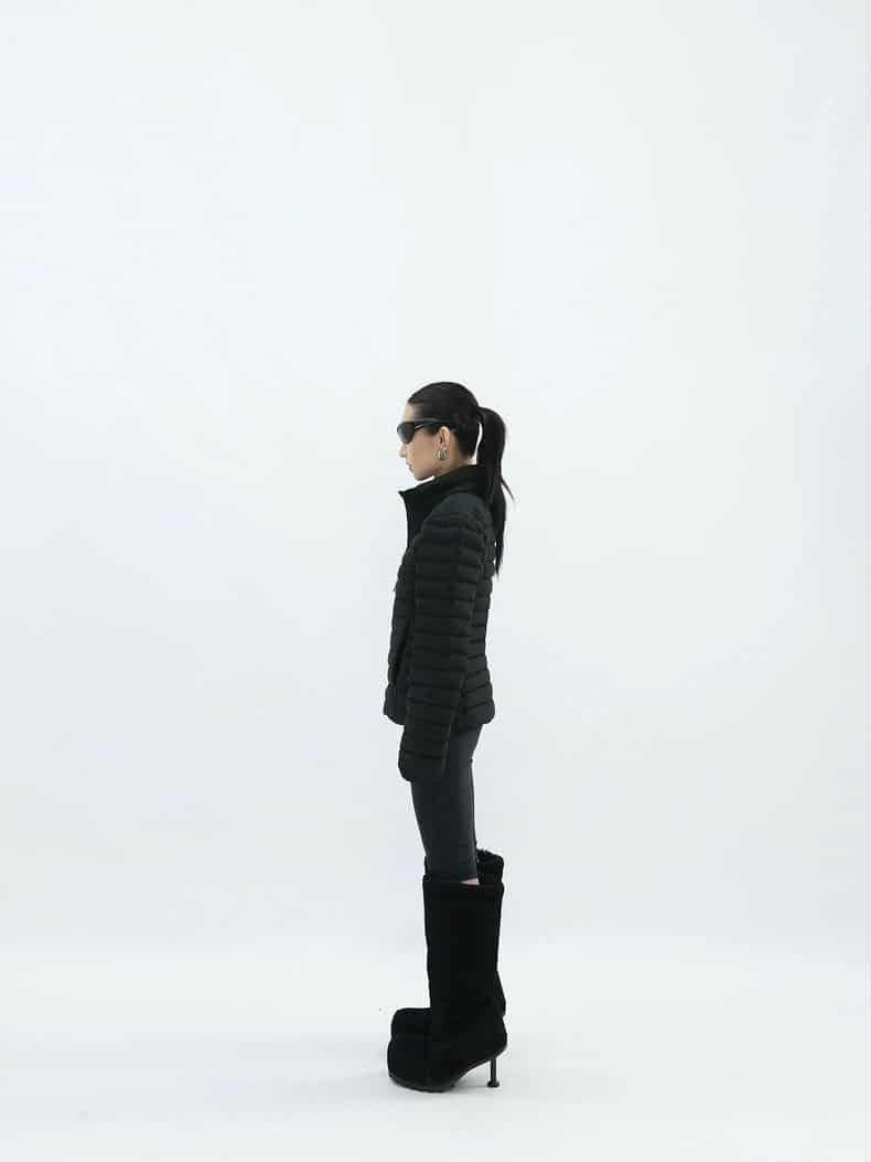 Kei Quilted Down Full-Zip Jacket & Vest Set-korean-fashion-Clothing Set-Kei's Closet-OH Garments