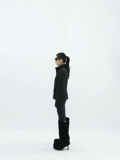 Kei Quilted Down Full-Zip Jacket & Vest Set-korean-fashion-Clothing Set-Kei's Closet-OH Garments