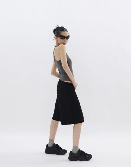 Kei Sleek Drawstring Shorts-korean-fashion-Shorts-Kei's Closet-OH Garments