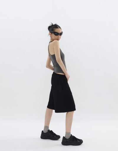 Kei Sleek Drawstring Shorts-korean-fashion-Shorts-Kei's Closet-OH Garments
