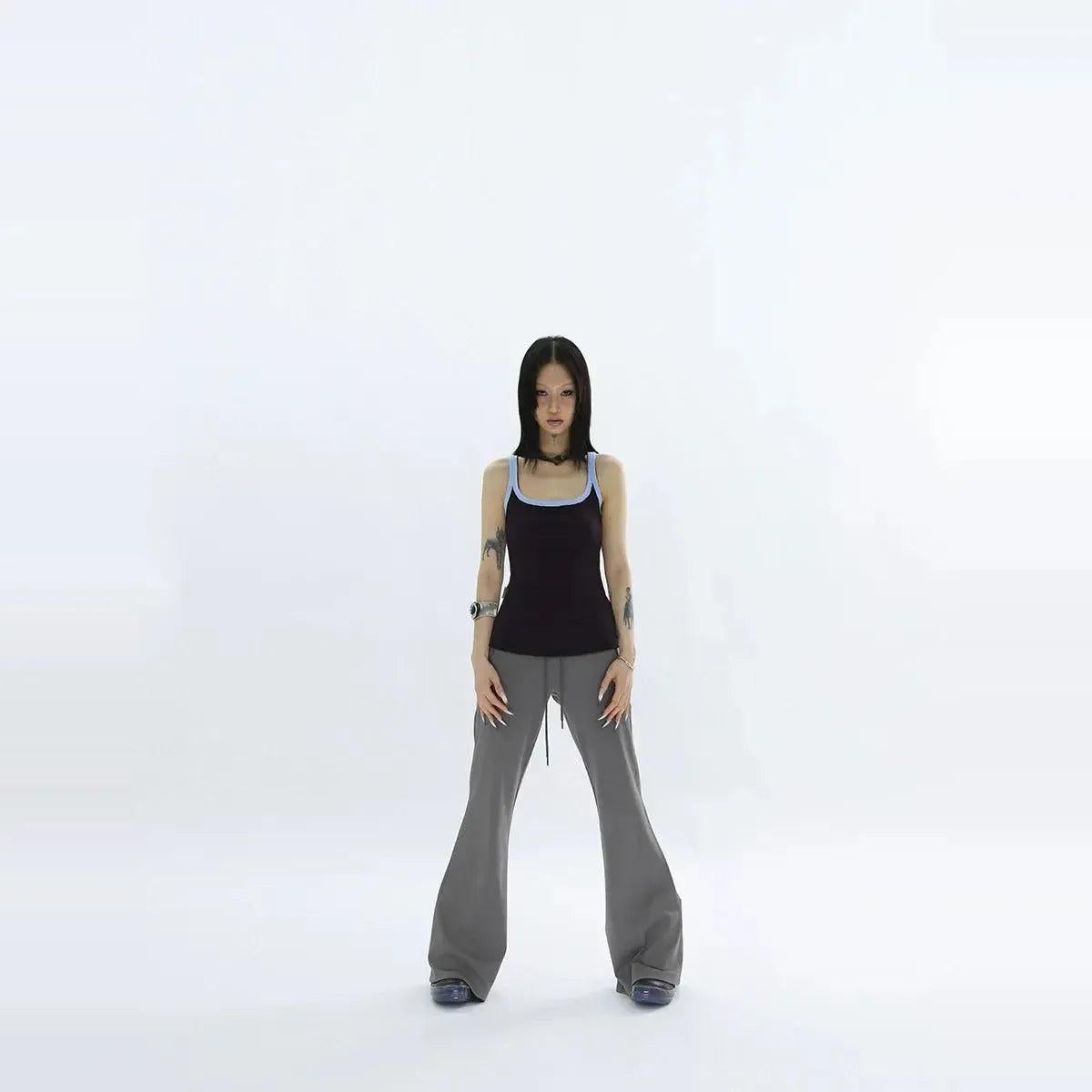 Kei Slim Fit U-Neck Camisole-korean-fashion-Camisole-Kei's Closet-OH Garments