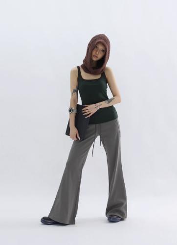 Kei Slim Fit U-Neck Camisole-korean-fashion-Camisole-Kei's Closet-OH Garments