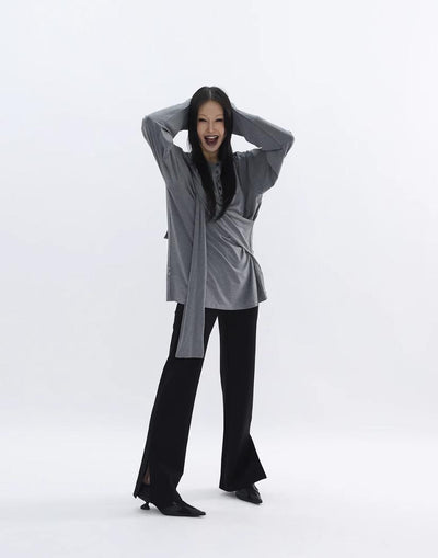 Kei Slit Straight Long Pants-korean-fashion-Pants-Kei's Closet-OH Garments