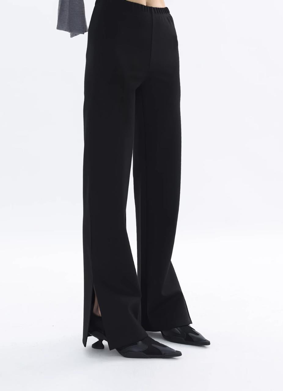 Kei Slit Straight Long Pants-korean-fashion-Pants-Kei's Closet-OH Garments
