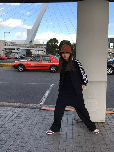 Kei Slouchy Pleats Trousers-korean-fashion-Trousers-Kei's Closet-OH Garments