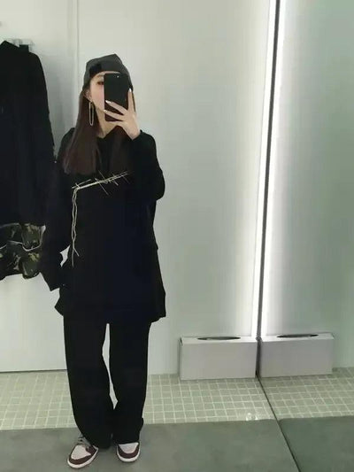 Kei Slouchy Pleats Trousers-korean-fashion-Trousers-Kei's Closet-OH Garments