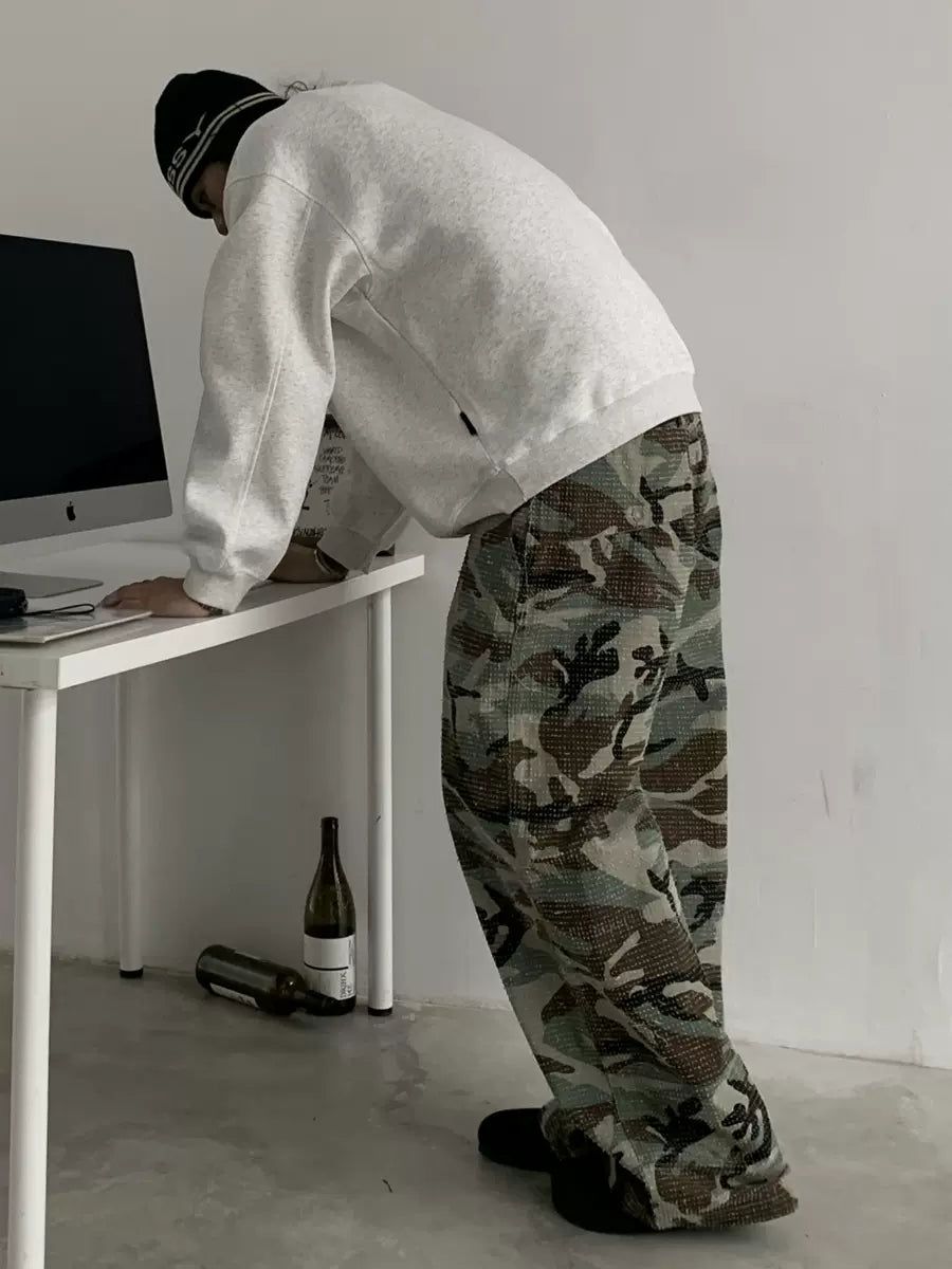 Knot Textured Camo Pants-korean-fashion-Pants-Knot's Closet-OH Garments