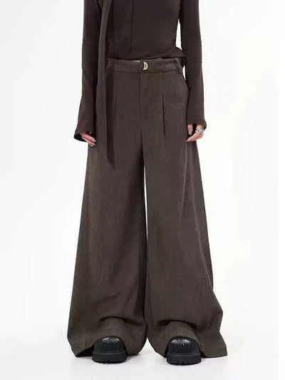 Lazy Corduroy Wide Leg Pants-korean-fashion-Pants-Lazy's Closet-OH Garments