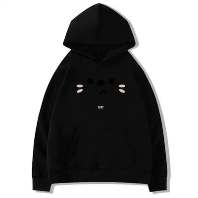 Mina Dog Face Sticker Hoodie-korean-fashion-Hoodie-Mina's Closet-OH Garments