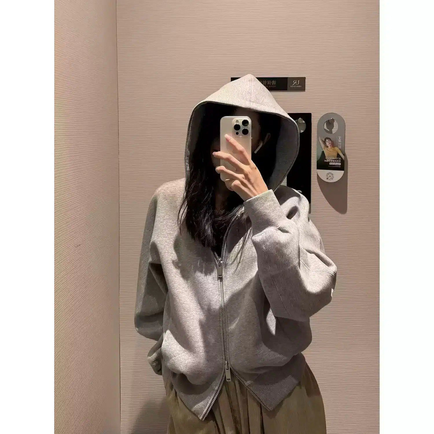 Mina Dual-End Zip Comfty Hoodie-korean-fashion-Hoodie-Mina's Closet-OH Garments